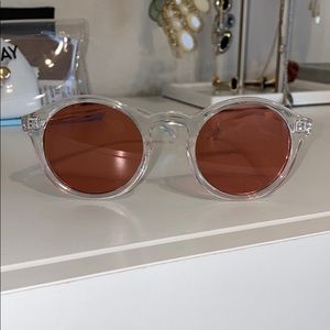 BRAND NEW sunglasses with pink tint